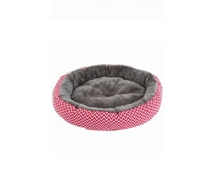 Haustierbedarf Rundes Haustierbett Tiefschlaf-Kuschelbett Katzenbett