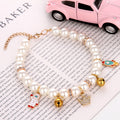 Pet Collar Pearl Making Fashionable And Cute