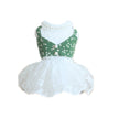 Pet Dog Pure White Princess Spring and Summer Lace Wedding Dress Pettiskirt