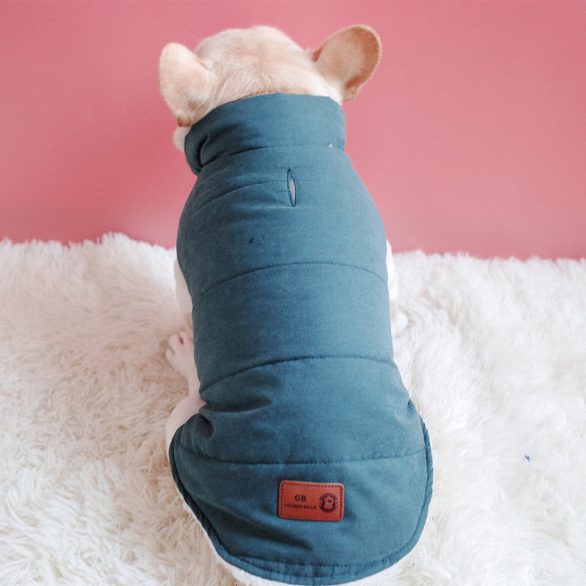 Ropa para mascotas, ropa de invierno para perros, chaleco grueso de terciopelo, abrigo de algodón cálido, Schnauzer