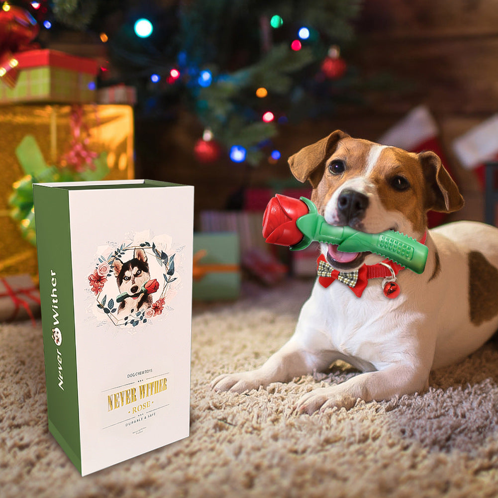 Self-Hi Toy Gift Boxed Dog Toy Rose Stick