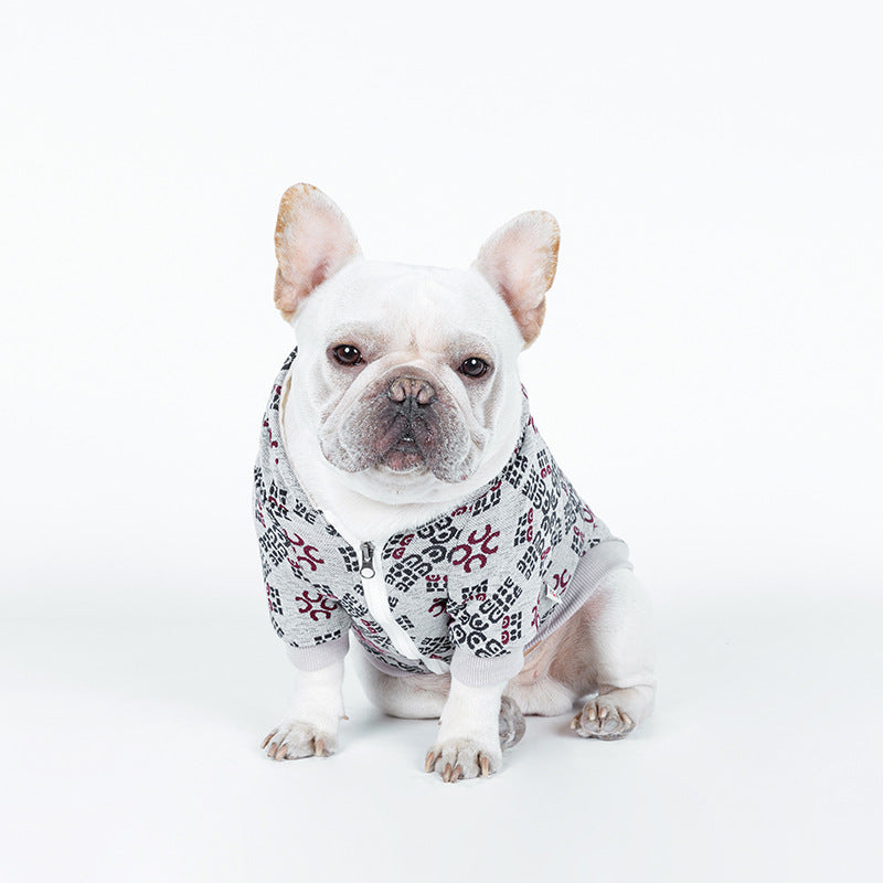 Teddy Dog Pattern Print Pet Clothes