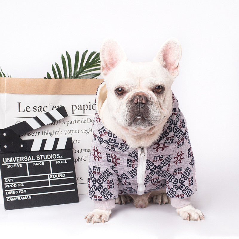 Teddy Dog Pattern Print Pet Clothes