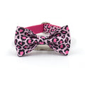 Pet Collar Bowknot Double-layer Gentleman Dog Bowknot Engraved Dog Collar