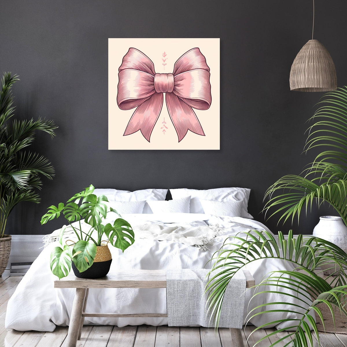 Delicate Bow Canvas