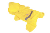 Raincoat with hat four colors pet clothes
