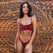 Leoparden-Print Bikini