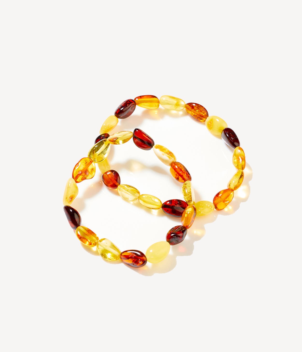 RAW Amber Multicolour Beaded Bracelet