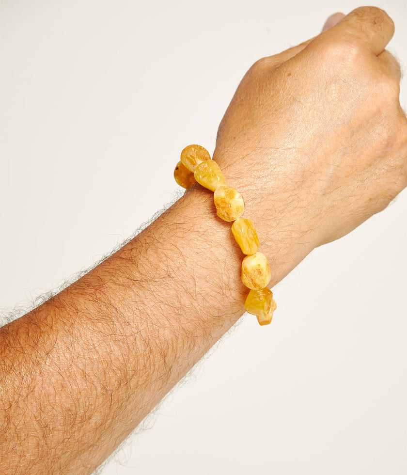 Yellow Tone Unisex Bracelet