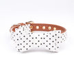 Collar con lazo de lunares para mascotas
