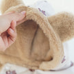 Pet Herbst- und Winter-dicker, warmer Angora-Umhang mit Haarausfall, bedruckt, kleine Decke