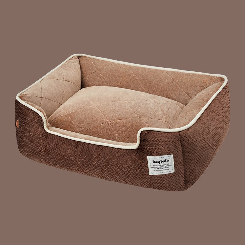 Arena para perros y gatos espesa, cálida de invierno, desmontable y lavable