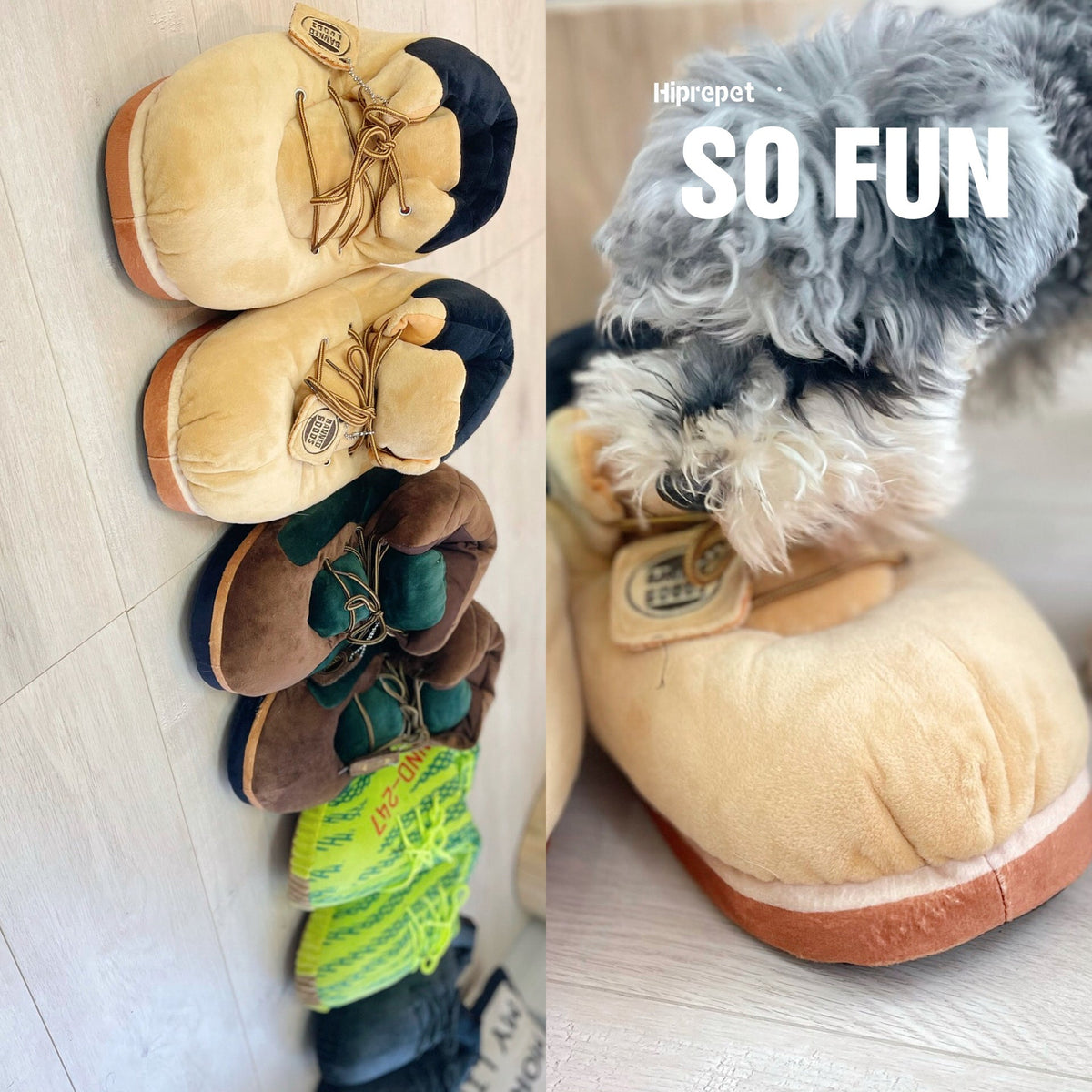 Shoes Big Dog Plush Toy Cat Pillow