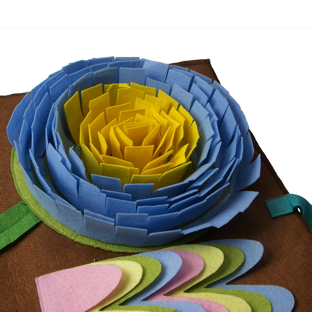 Pet sniffing pad stress relief game blanket