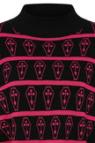 Banned Apparel Coffin Knit Jumper