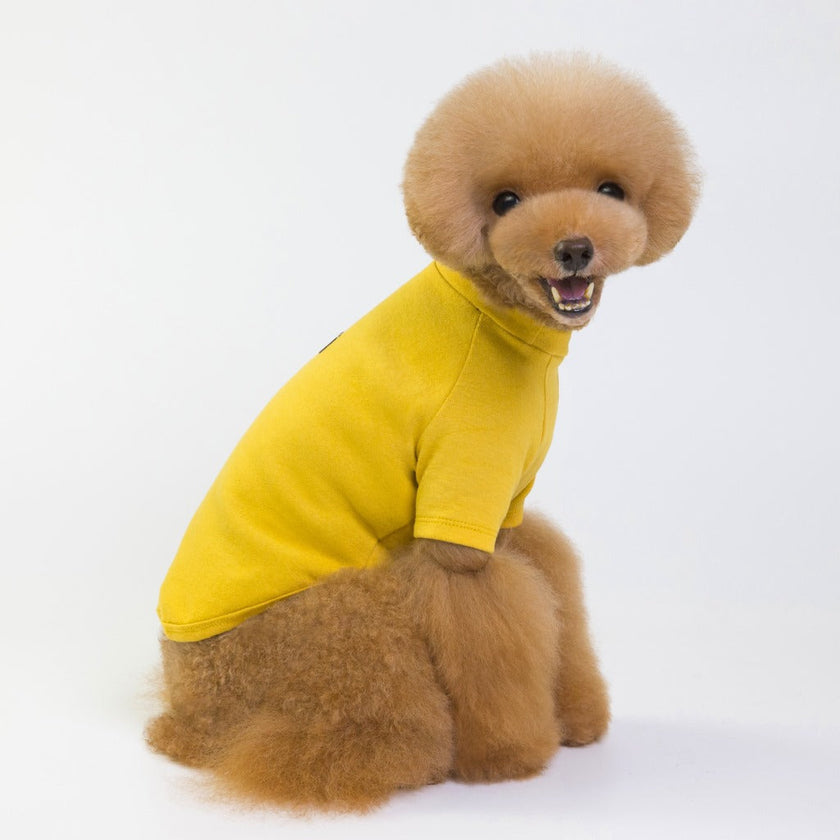 Pet full three-color base shirt