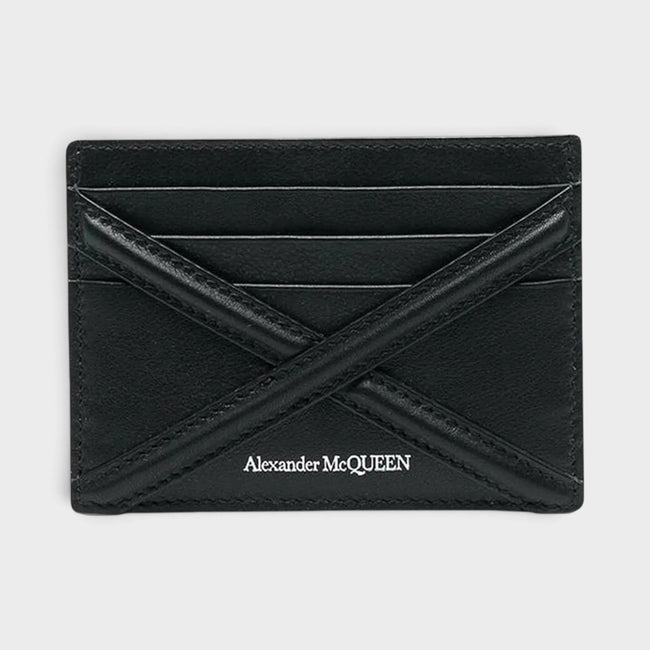 Porte-cartes noir avec logo Harness imprimé