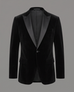 Men’s Premium Velvet Tuxedo Blazer with Satin Lapels