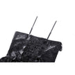 Dark in Love Harriet Punk Shiny PU Leather Layered Dress