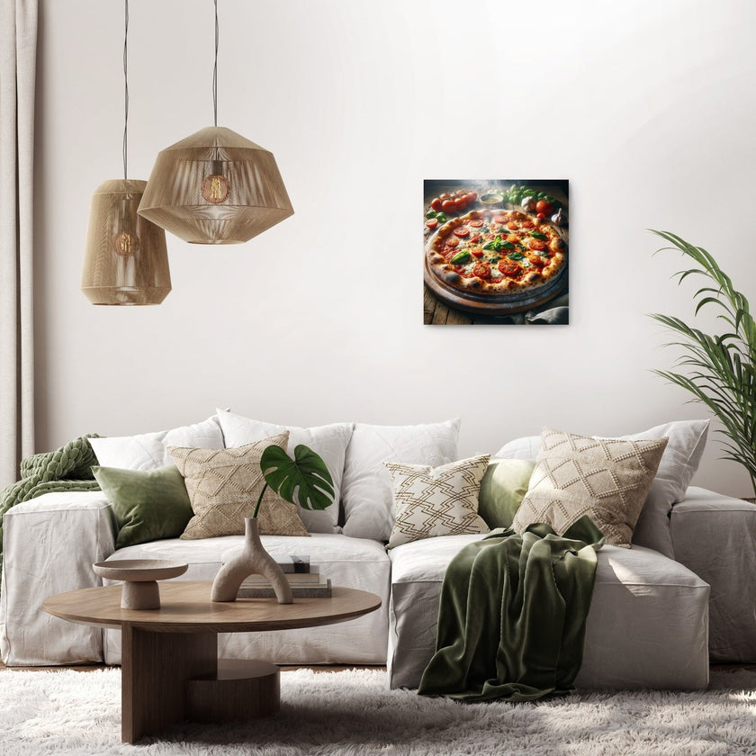 Stellar Italian Pizza Canvas