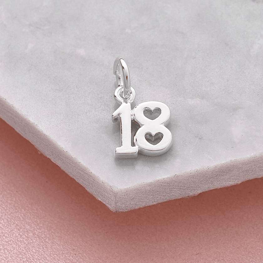 18th Birthday Silver Charm