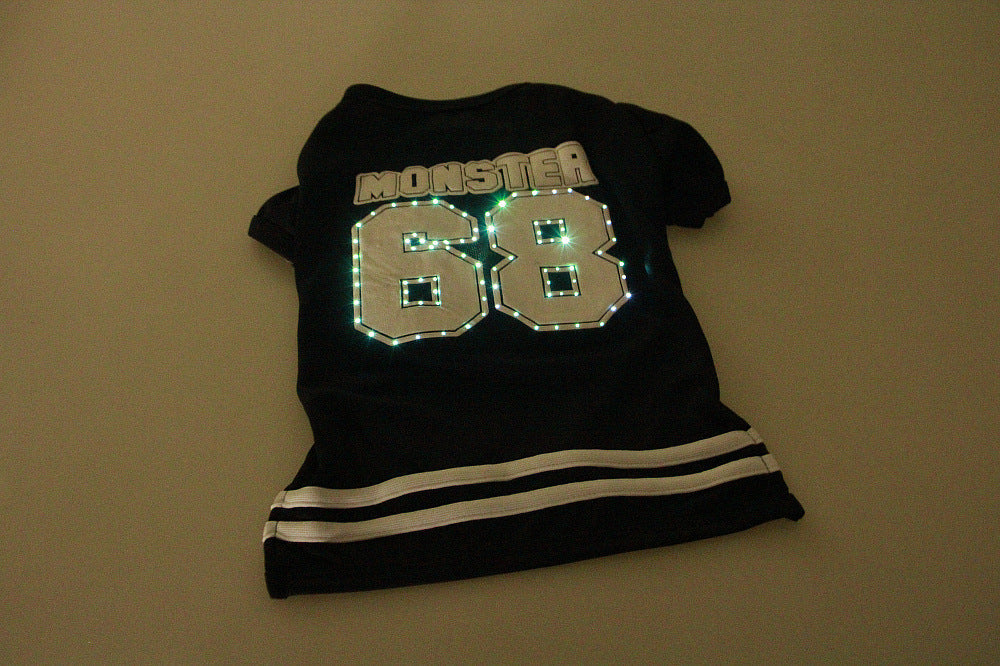 Ropa para mascotas con LED luminoso