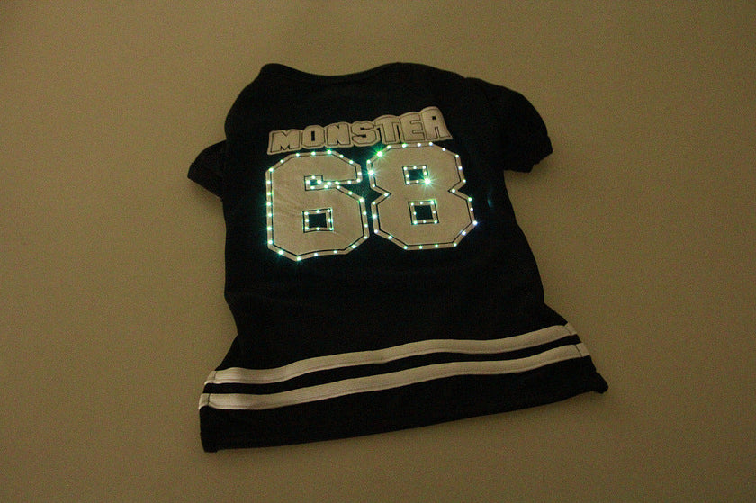 Ropa para mascotas con LED luminoso
