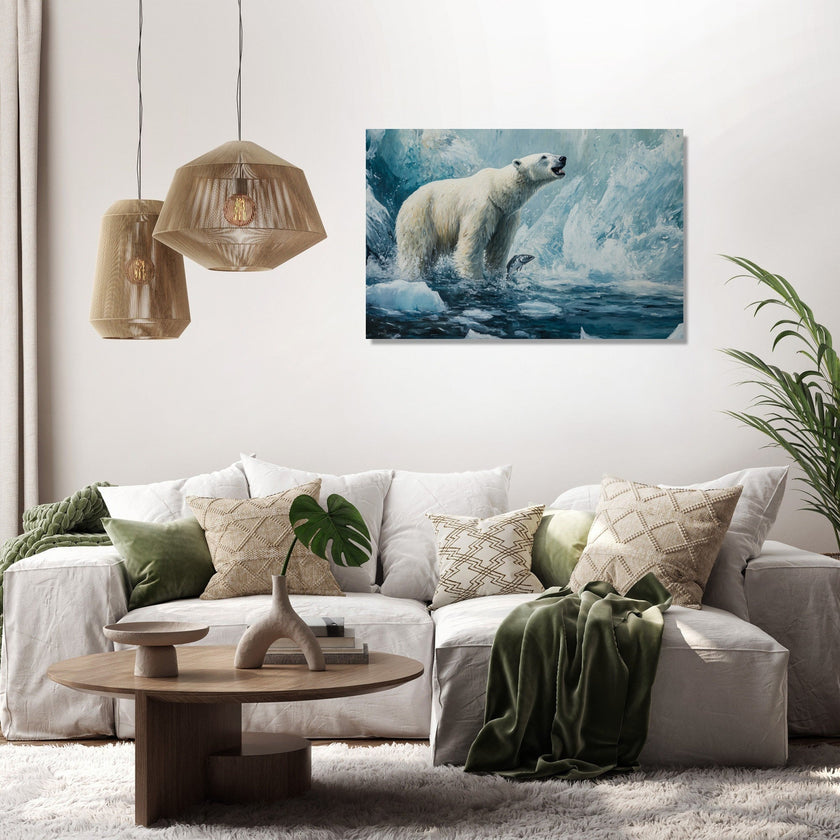Polar Bear Survival Canvas