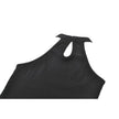 Dark in Love Gothic Mesh Panel Buckle Top