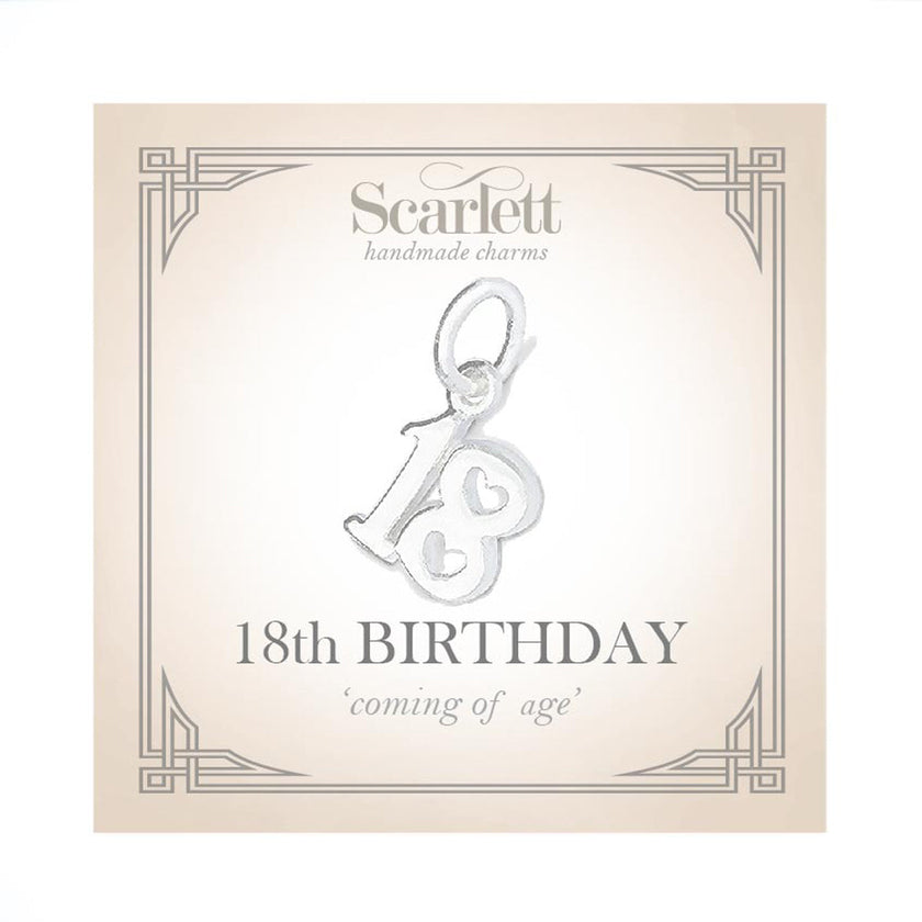18th Birthday Silver Charm