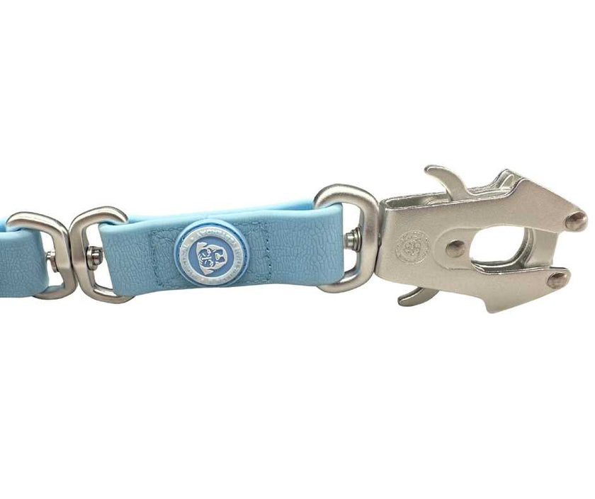 BTactical™ Extra-Strong PVC Frog Clip Dog Lead | Pastel Blue