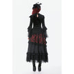 Dark in Love Gothic Velvet Lace High-Neck Top
