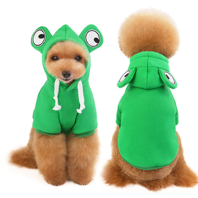 Frosch Hund Klein Mittel Pullover Fleece Kleidung Haustierprodukte