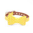 Collar con lazo de lunares para mascotas