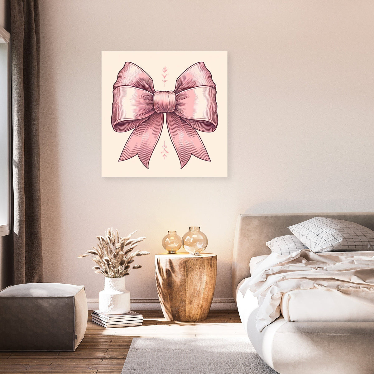 Delicate Bow Canvas