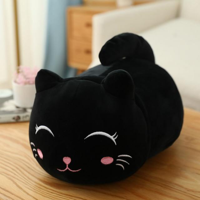 Muñeca de peluche linda de gato gordo, muñeca de trapo suave y linda de gato