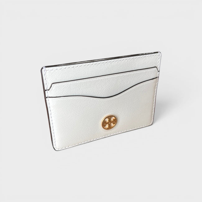 Crinkle Slim Card Case Cirrus Cloud White