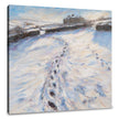 Brontë Parsonage Winter Canvas