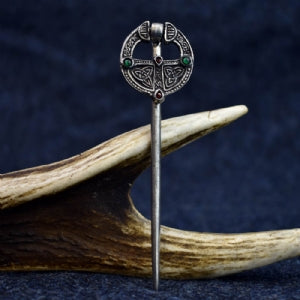 Pewter Ballinderry Ring Brooch