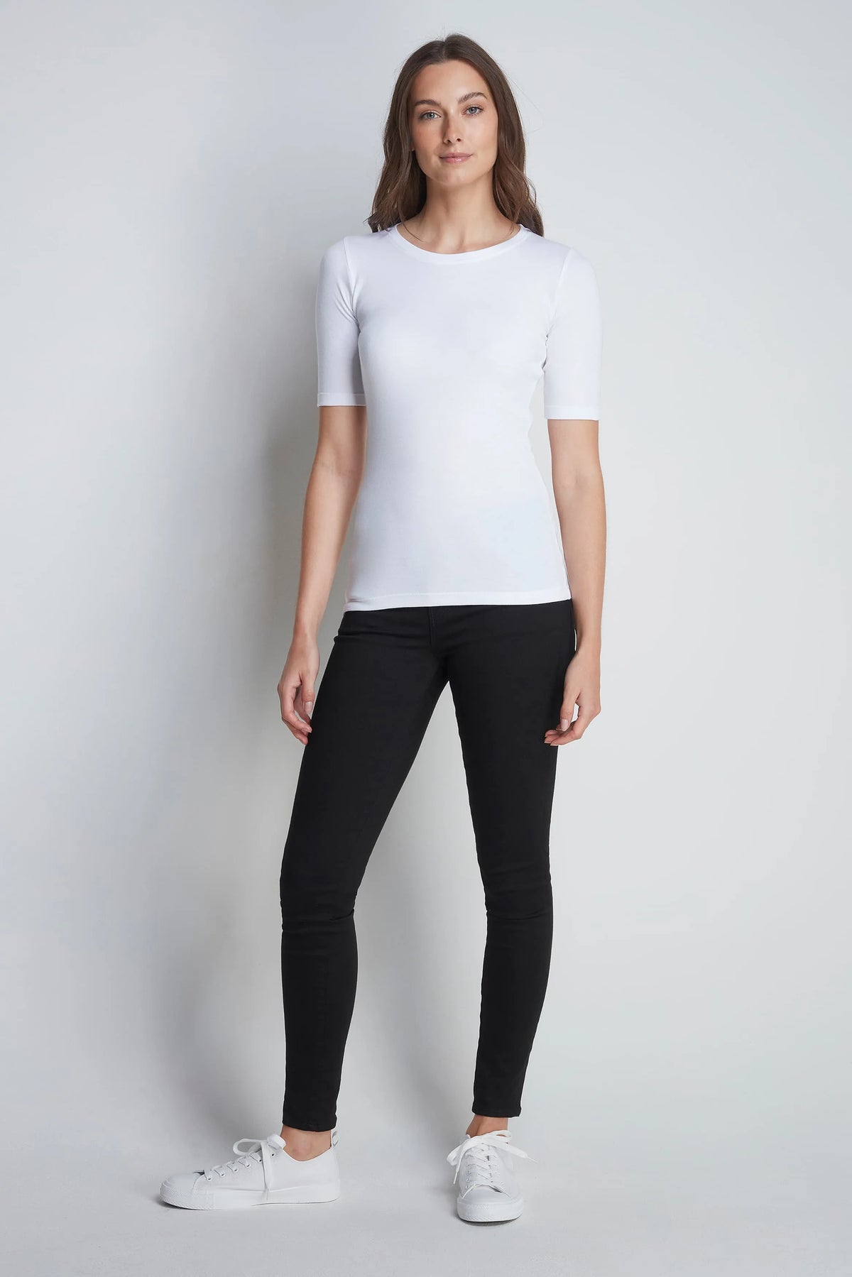 Half Sleeve Crew Neck Cotton Modal T-shirt