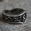 Othila Letter O Rune Ring - Adjustable