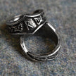 Raido Letter R Rune Ring - Adjustable