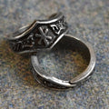 Jera Letter J Rune Ring - Adjustable