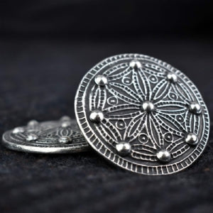 Medium York Disc Brooch