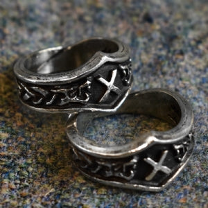 Gebo Letter G Rune Ring - Adjustable