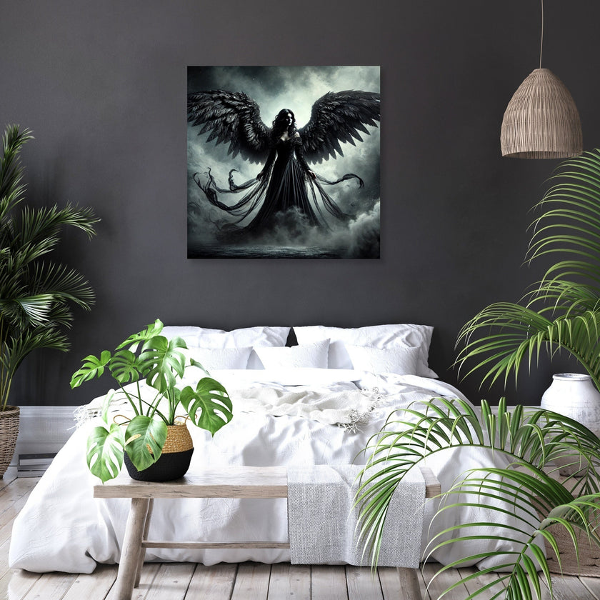 Gothic Angel of Darkness Canvas