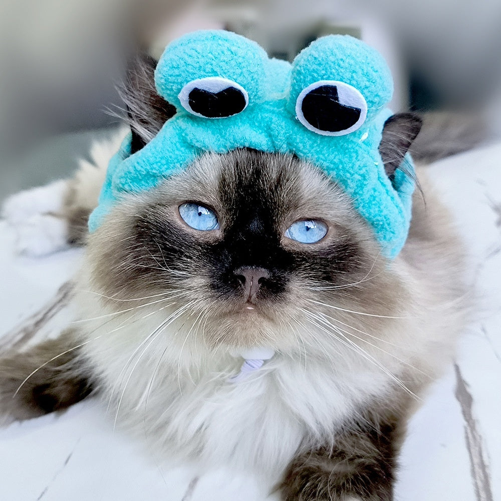 Pet Headgear Cute Dog Teddy Dress Up SUNFLOWER Cat Headdress Wig Cat Headgear Hat
