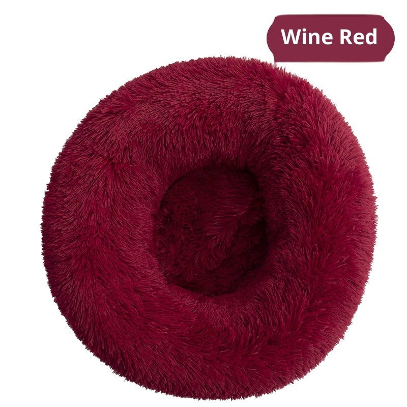 Cat Bed Dog Bed Plush Winter Warm Pet Supplies