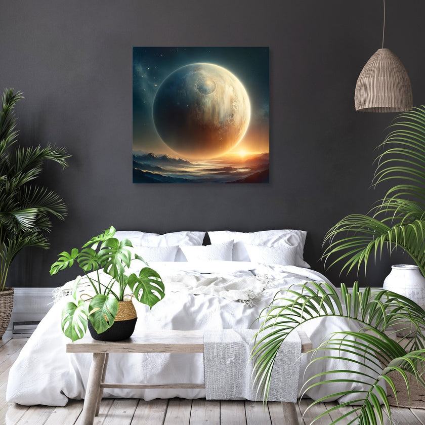 Planetary Dawn Canvas