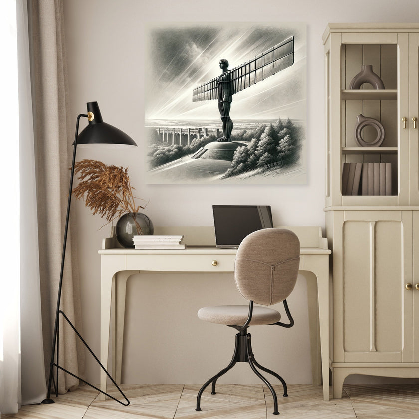 Newcastle Angel of the North Classic Vision Canvas